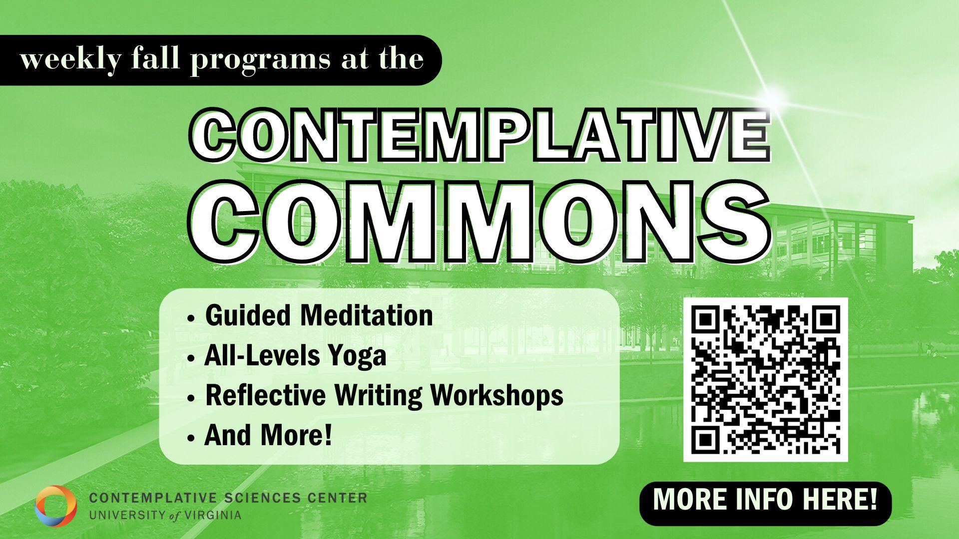 Contemplative Commons Fall Events